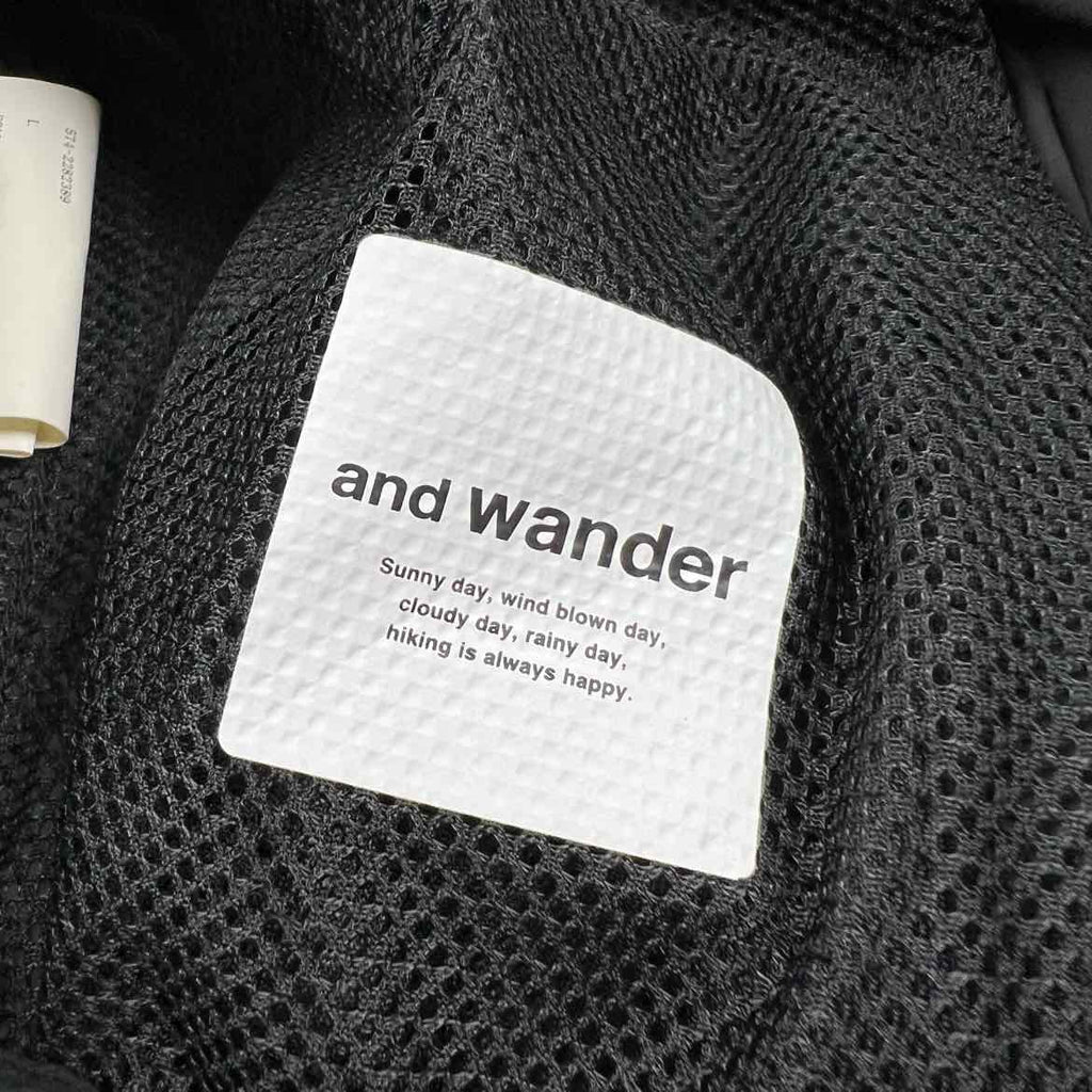 And Wander Pant "TECH" Black Used Size L