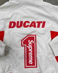 Supreme Jacket "DUCATI" Light Grey New Size L