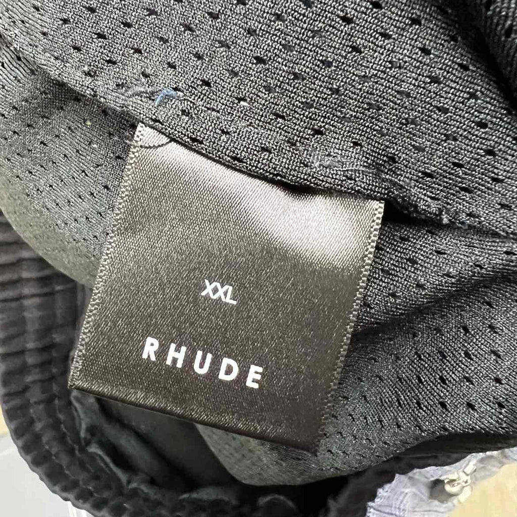Rhude Shorts "BASKETBALL" Blue Used Size 2XL