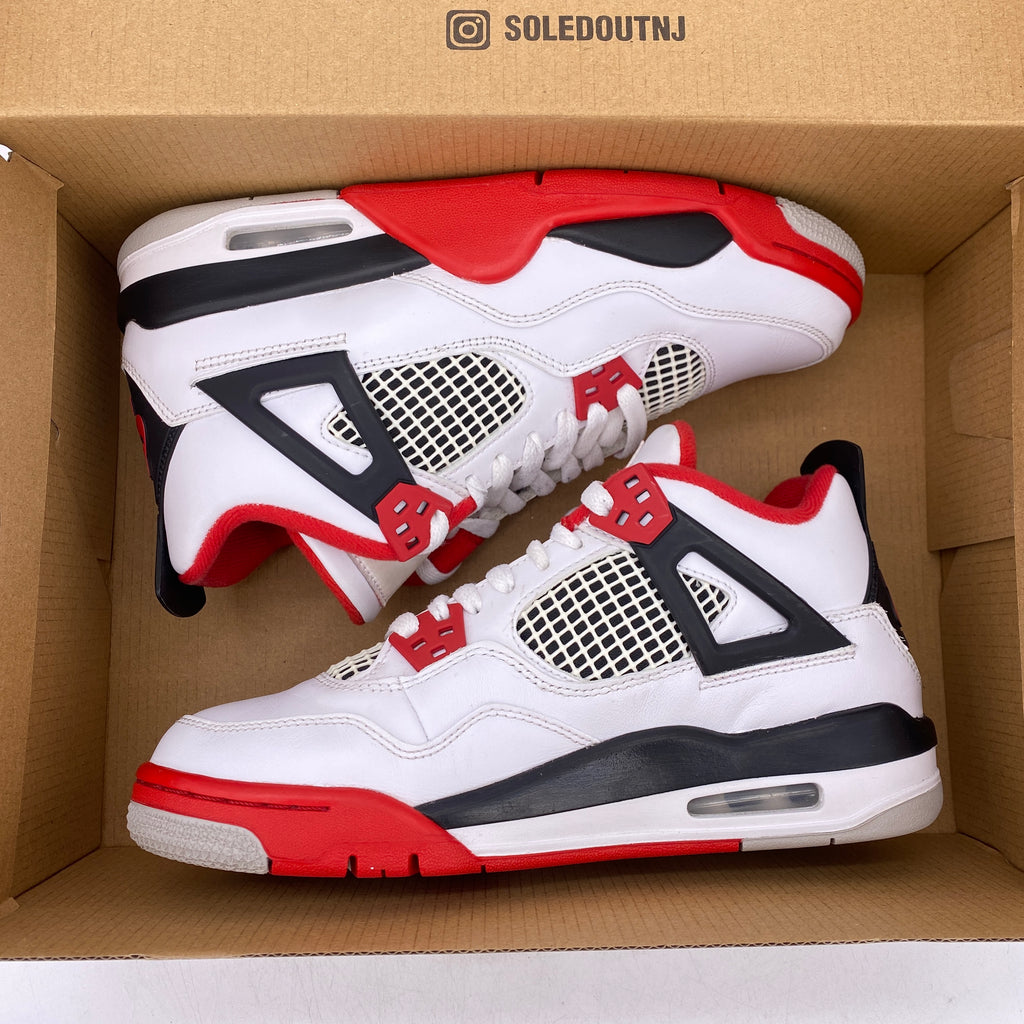 Air Jordan (GS) 4 Retro "Fire Red" 2020 Used Size 6Y