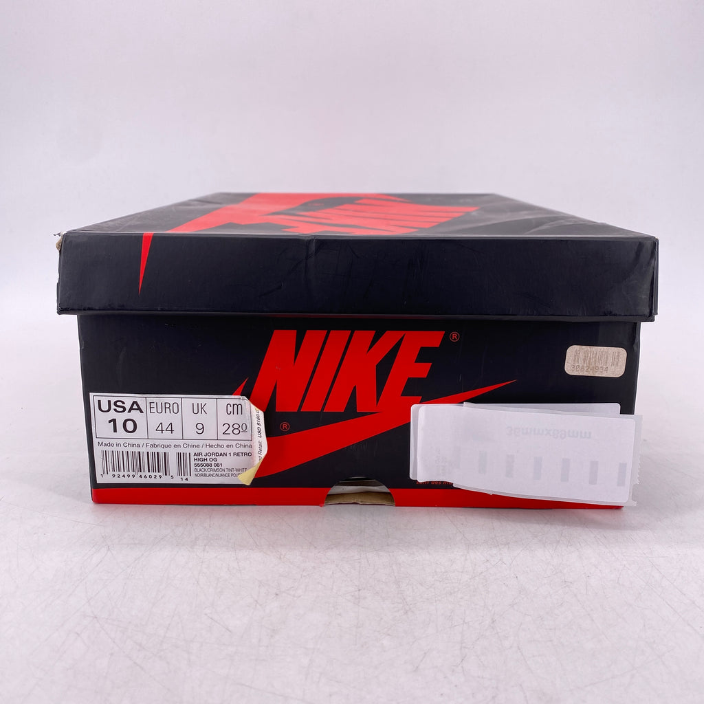 Air Jordan 1 Retro High OG "Crimson Tint" 2019 Used Size 10