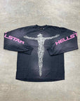 Hellstar Long Sleeve "QR CHRIST" Black New Size M