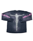 Hellstar Long Sleeve "QR CHRIST" Black New Size M