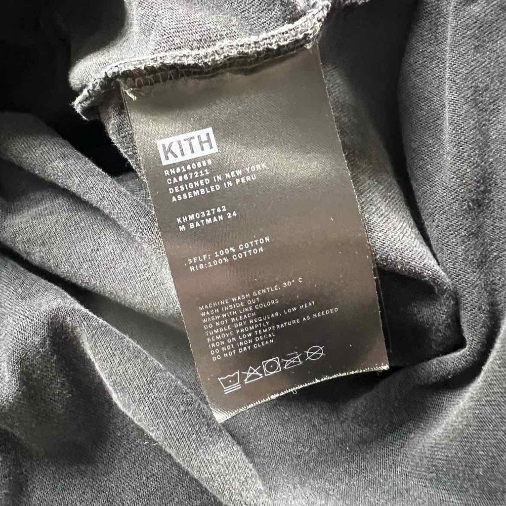 Kith T-Shirt "BATMAN CLASSIC" Black Used Size XL