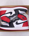 Air Jordan (GS) 1 Retro High OG "Black Toe" 2016 New Size 6.5Y