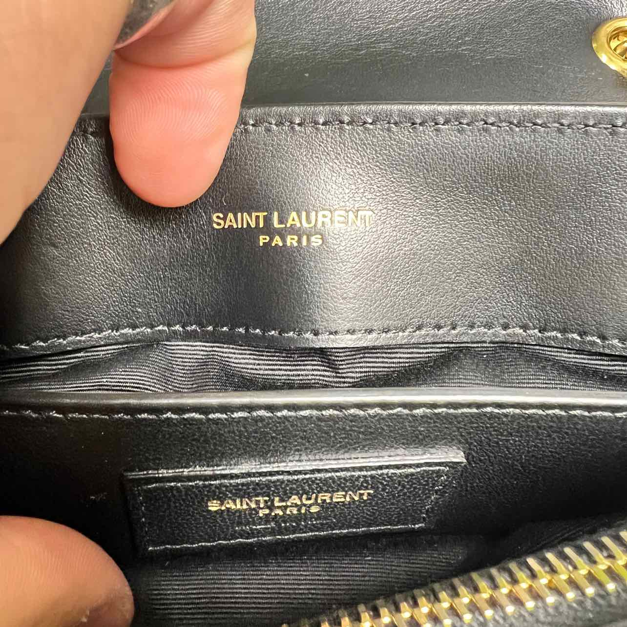 YSL Handbag &quot;LOULOU SMALL&quot; New Black Size Small