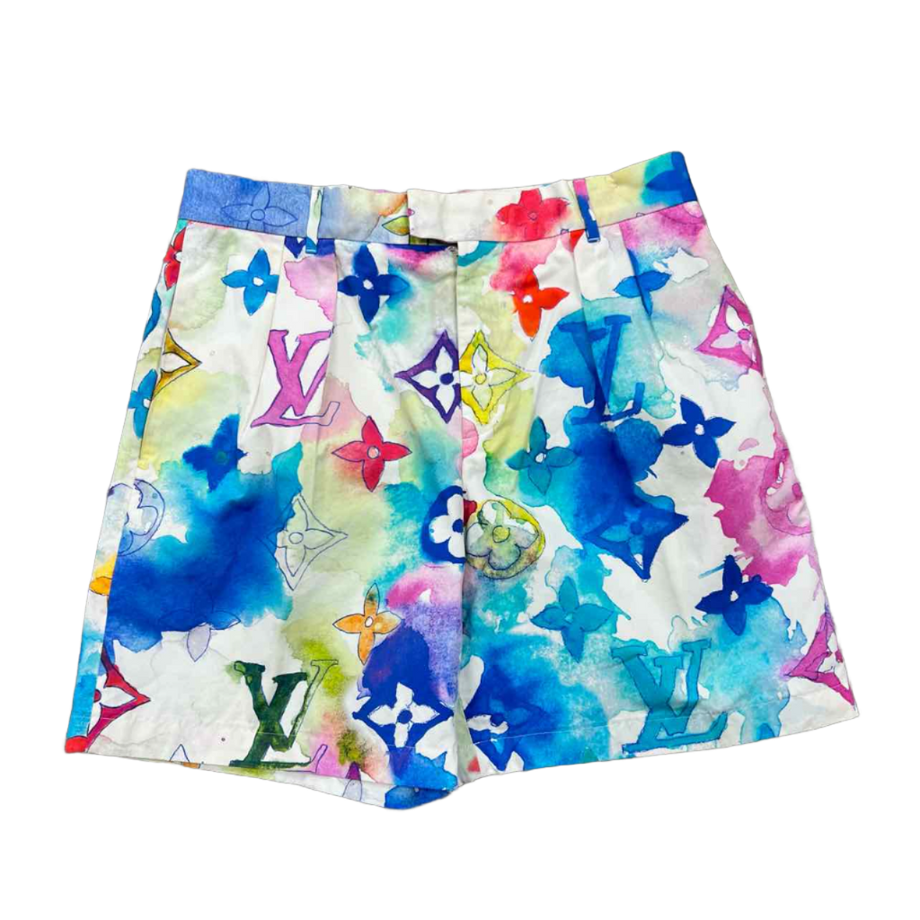 LOUIS VUITTON ターコイズ水着 Lサイズ LOUIS VUITTON ルイヴィトン FNSW33 LVマッチダミエ 水着 ビキニ