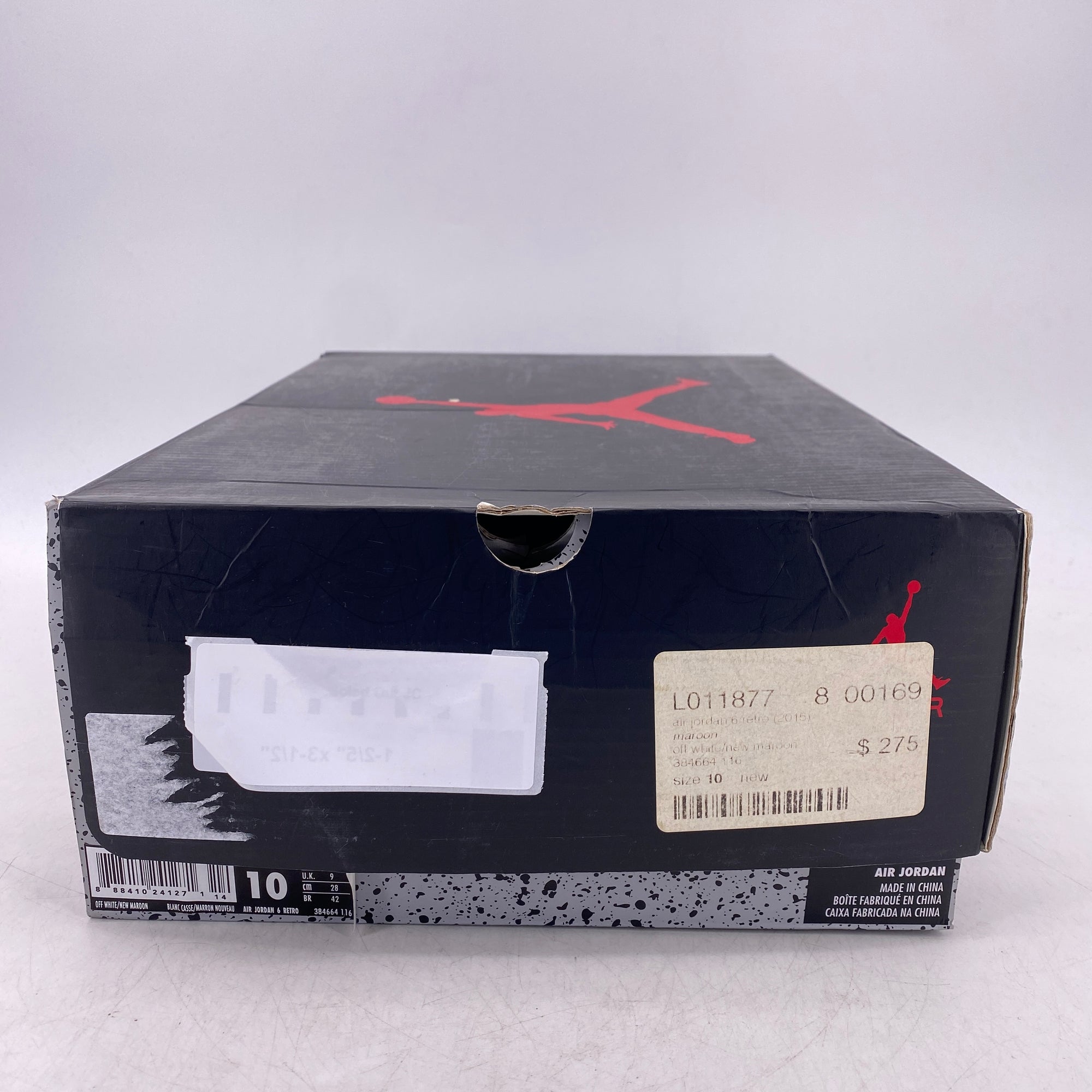 Air Jordan 6 Retro &quot;Maroon&quot; 2015 Used Size 10