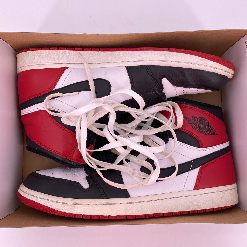 Air Jordan 1 Retro High OG "Black Toe" 2013 Used Size 12