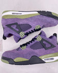 Air Jordan (W) 4 Retro "Canyon Purple" 2022 Used Size 12W