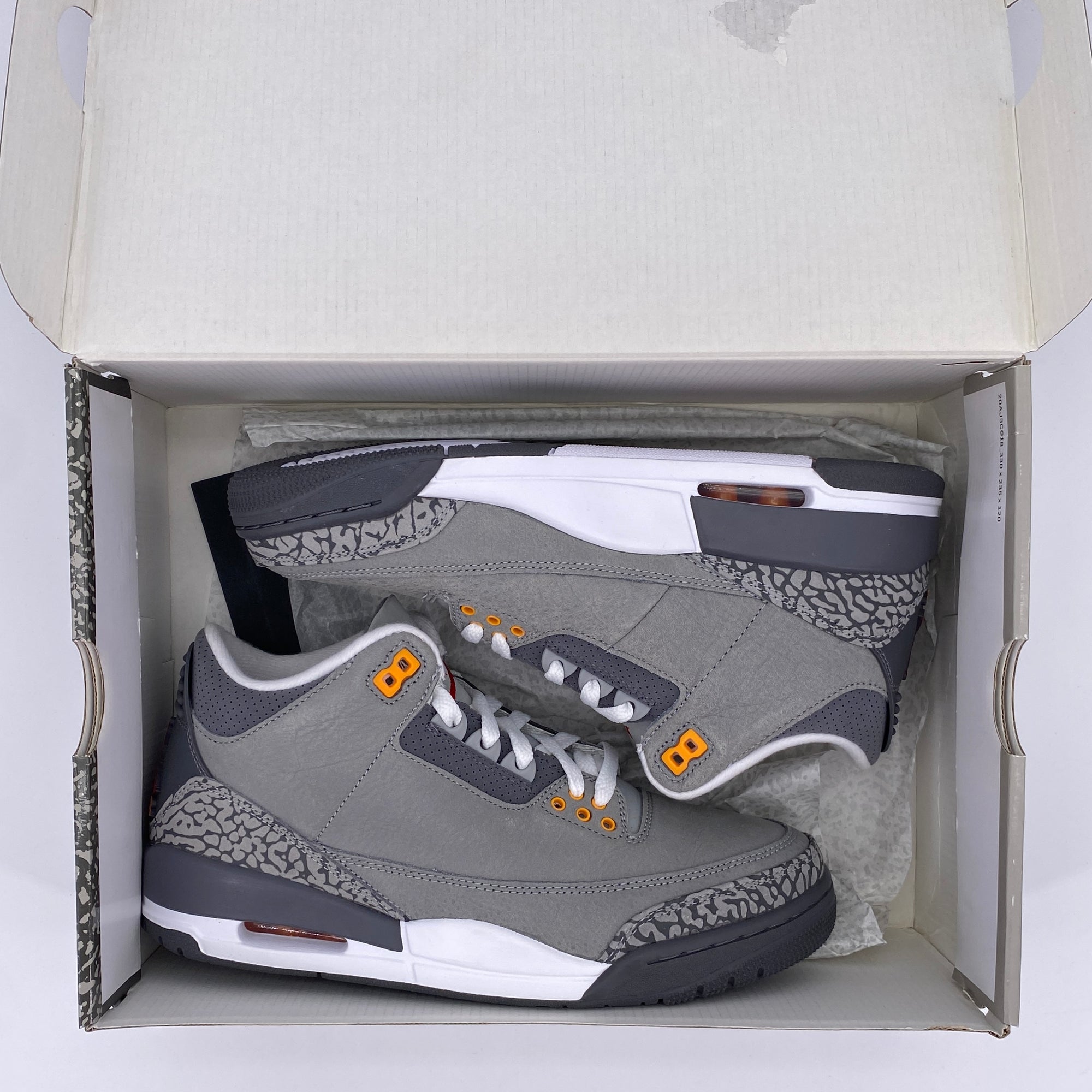 Air Jordan 3 Retro &quot;Cool Grey&quot; 2021 New Size 8