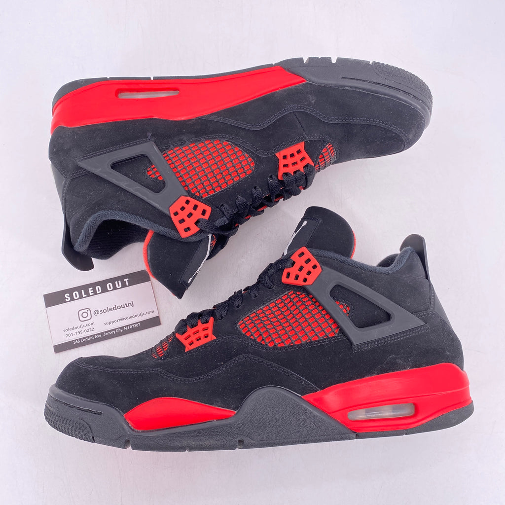 Air Jordan 4 Retro "Red Thunder" 2022 Used Size 11.5
