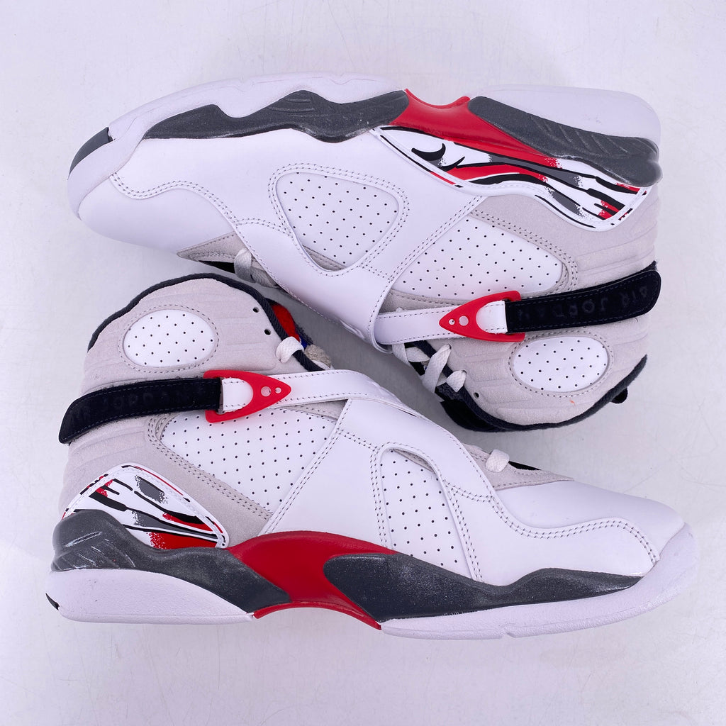 Air Jordan 8 Retro "White True Red" 2025 New Size 10.5