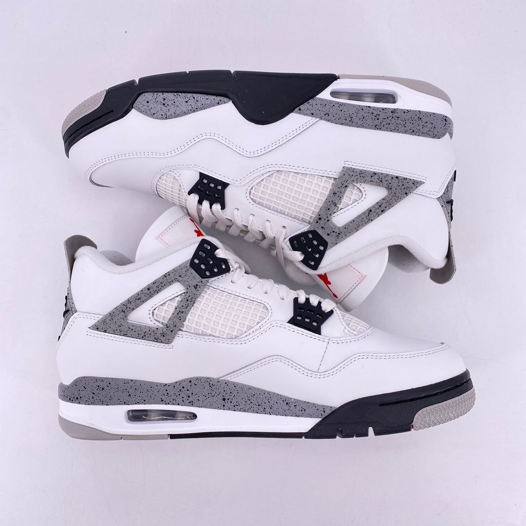 Air Jordan 4 Retro "White Cement" 2025 New Size 10.5