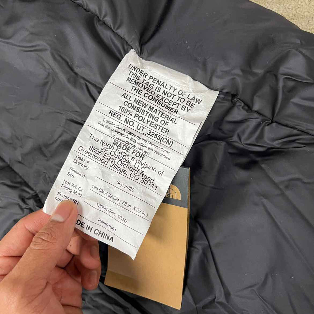 Supreme Sleeping Bag "TNF S LOGO BLACK" 2020 New Black Size OS