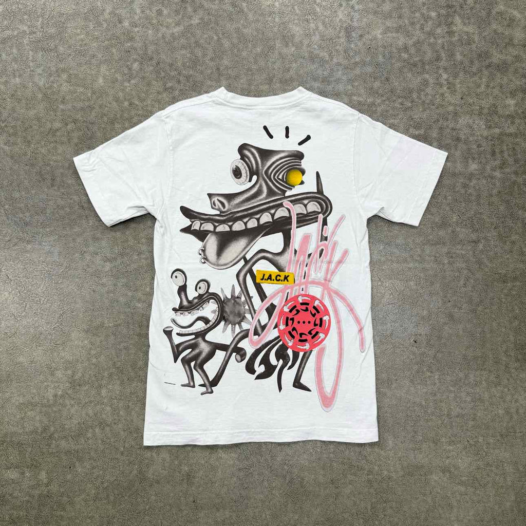 Travis Scott T-Shirt "ARTIFACTS" White Used Size S