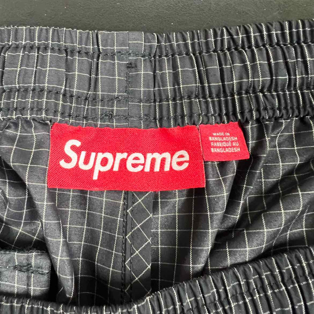 Supreme Track Pants "GRID" Black Used Size L