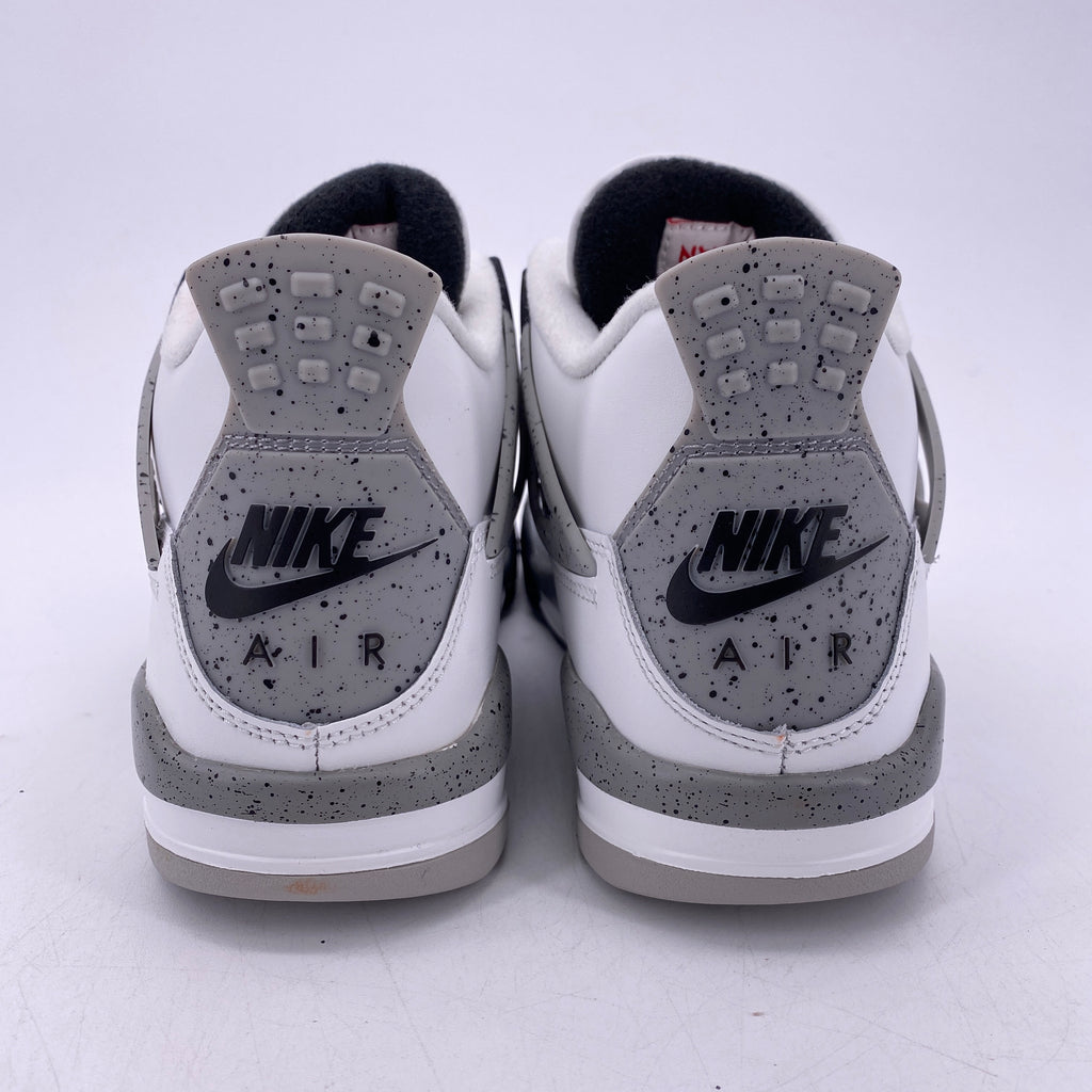 Air Jordan (GS) 4 Retro "White Cement" 2025 New Size 5Y