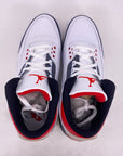 Air Jordan 3 Retro "Fire Red Denim" 2020 New Size 9.5