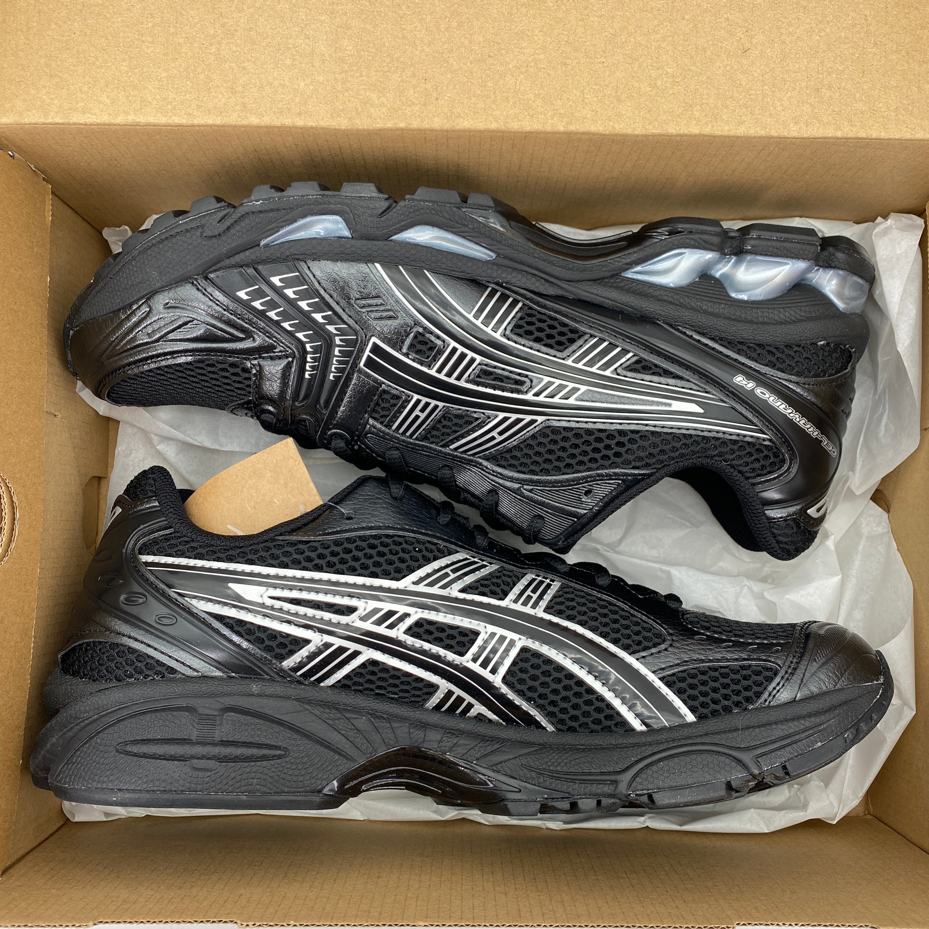 Asics Gel-Kayano 14 &quot;Black Pure Silver&quot; 2024 New Size 10