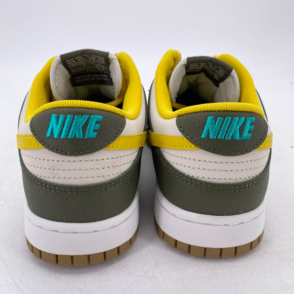 Nike Dunk Low Retro PRM "Cargo Khaki Vivid Sulfur" 2023 Used Size 9.5