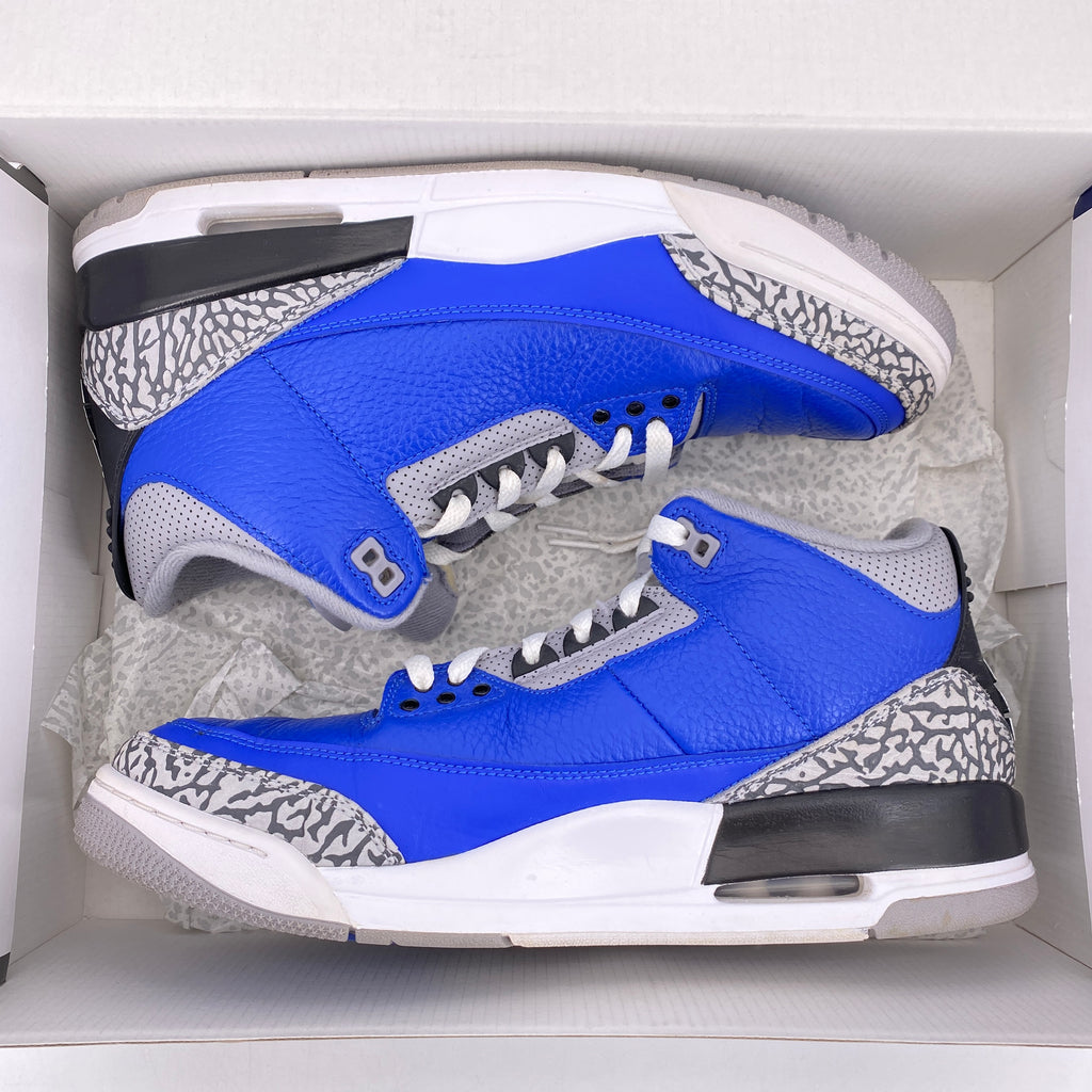 Air Jordan 3 Retro "Varisty Royal" 2020 Used Size 10.5