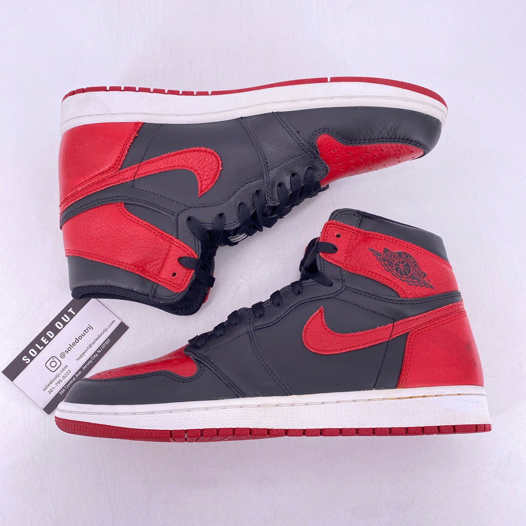 Air Jordan 1 Retro High OG "Banned" 2016 Used Size 10.5
