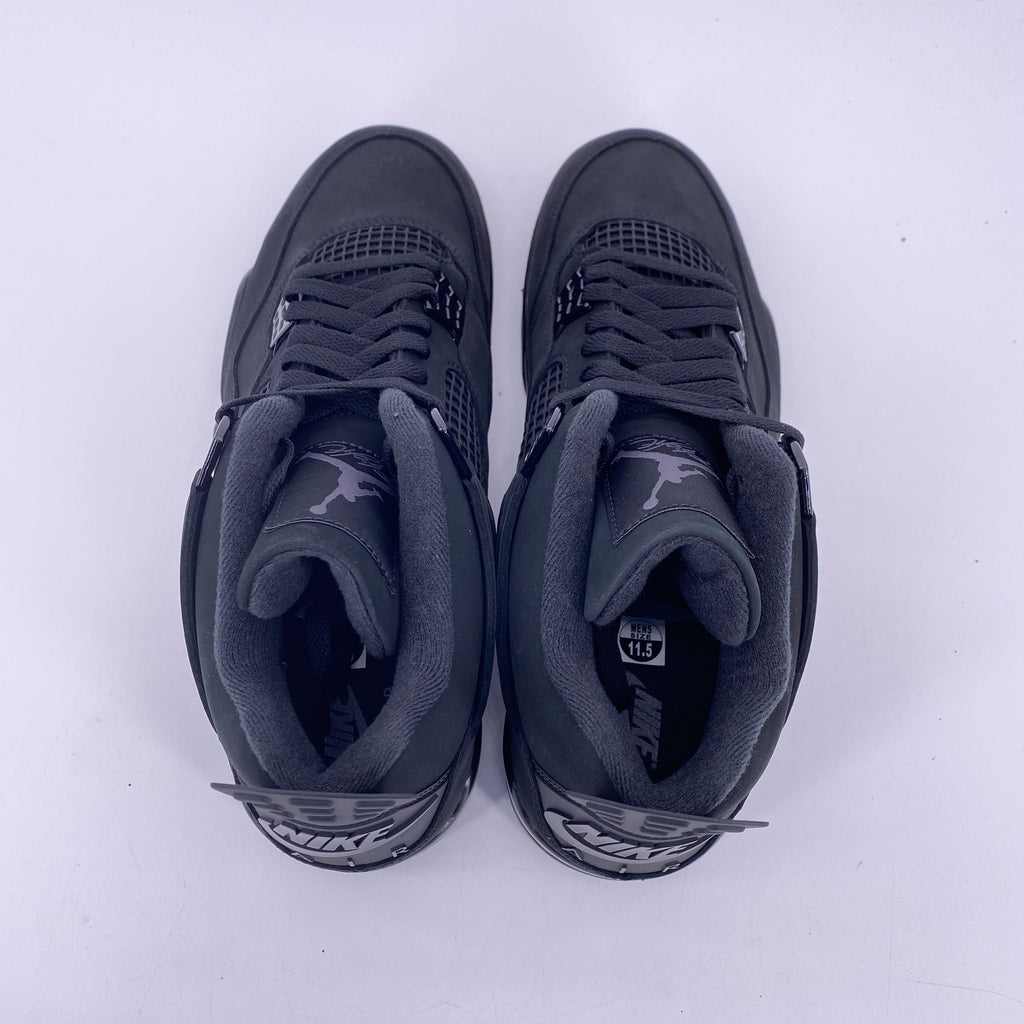 Air Jordan 4 Retro "Black Cat" 2025 New Size 11.5