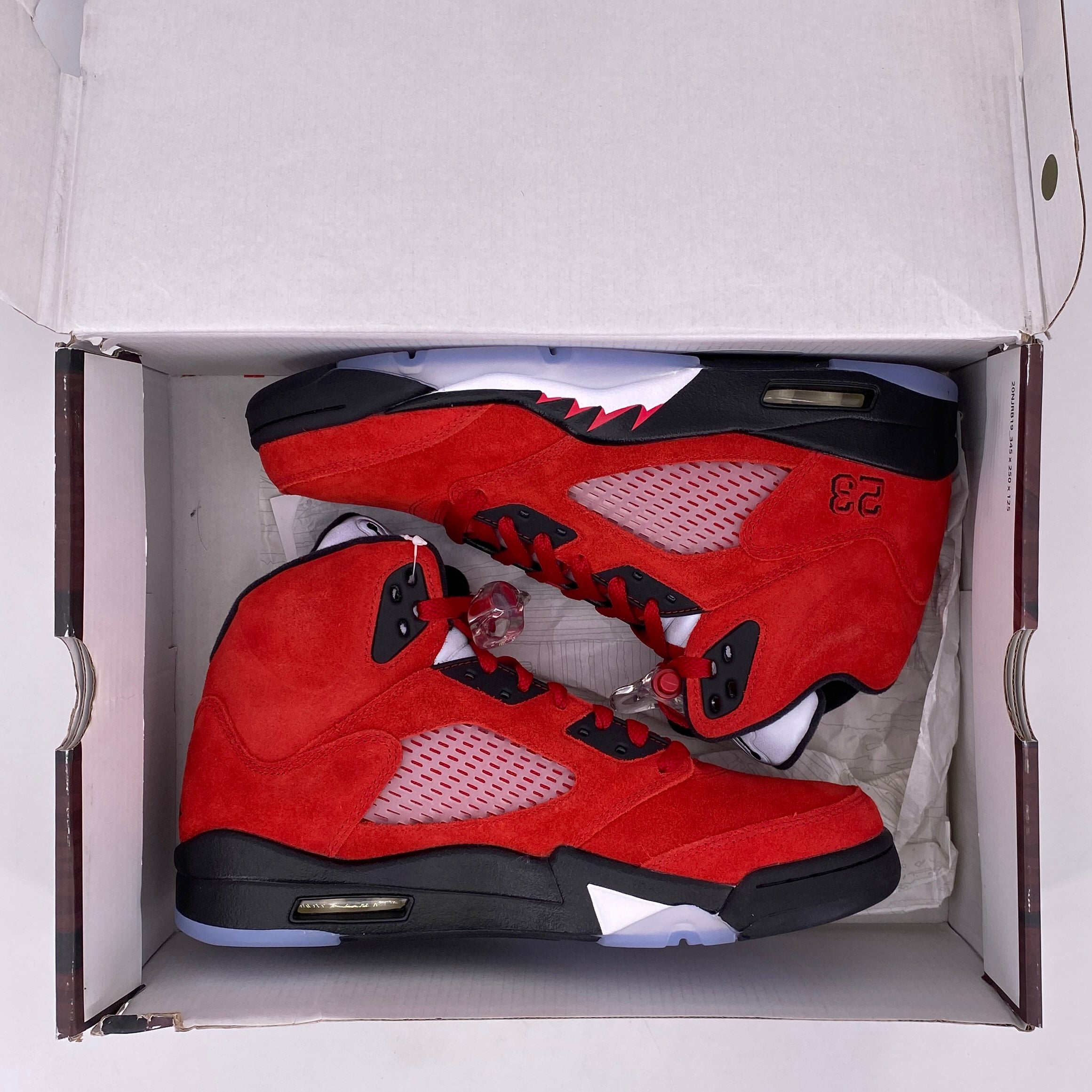 Air Jordan 5 Retro &quot;Raging Bull Red Suede&quot; 2021 New Size 9