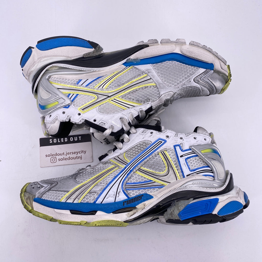 Balenciaga Runner "White Yellow Blue"  New Size 43