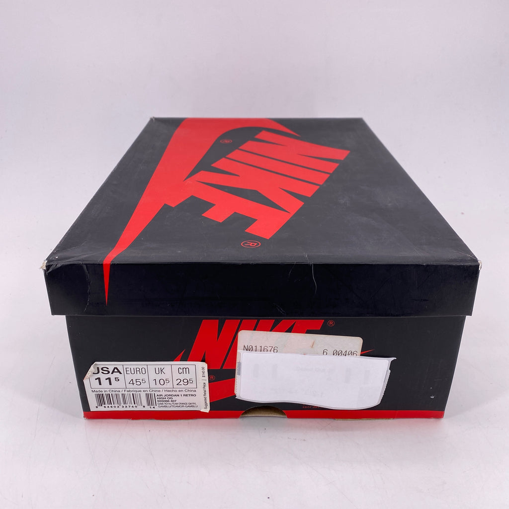 Air Jordan 1 Retro High OG "Knicks" 2013 Used Size 11.5