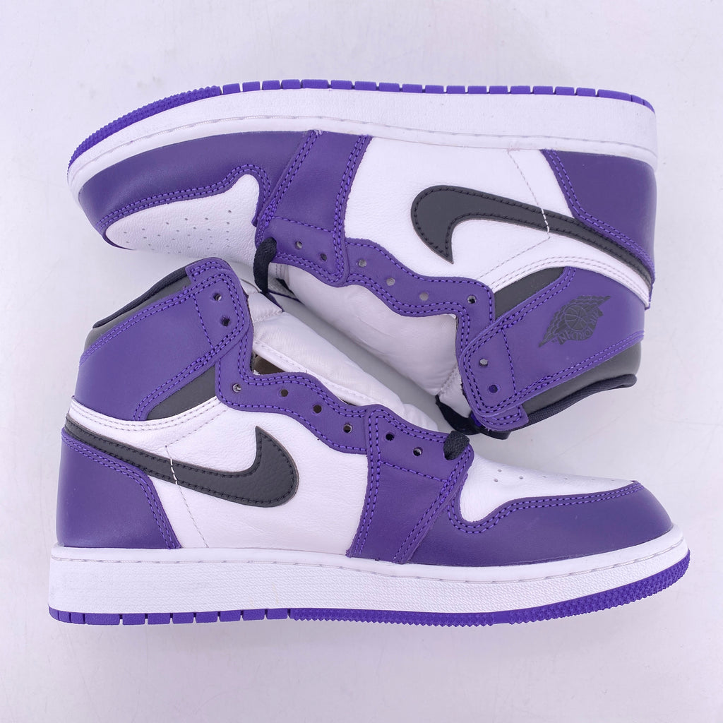 Air Jordan (GS) 1 Retro High "Court Purple 2.0" 2020 New Size 7Y