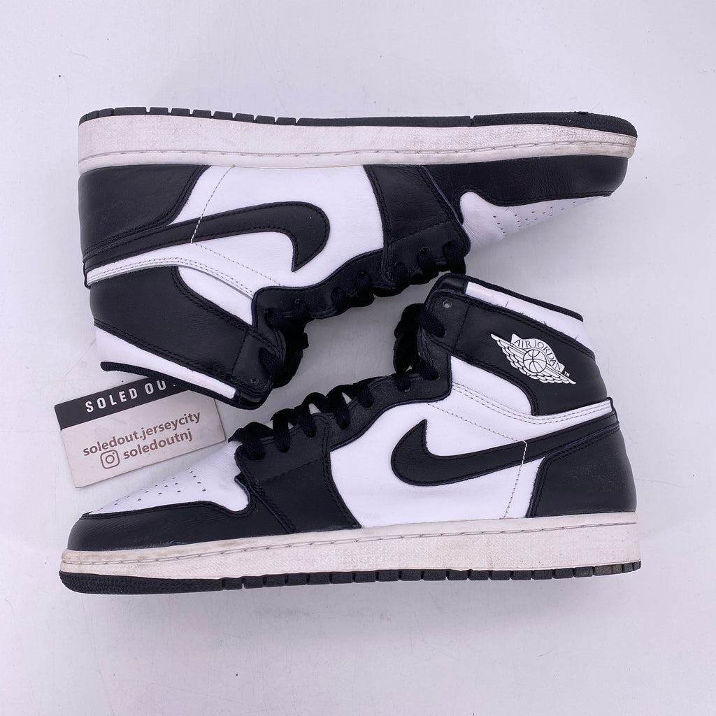 Air Jordan 1 Retro "Black White" 2014 Used Size 10.5