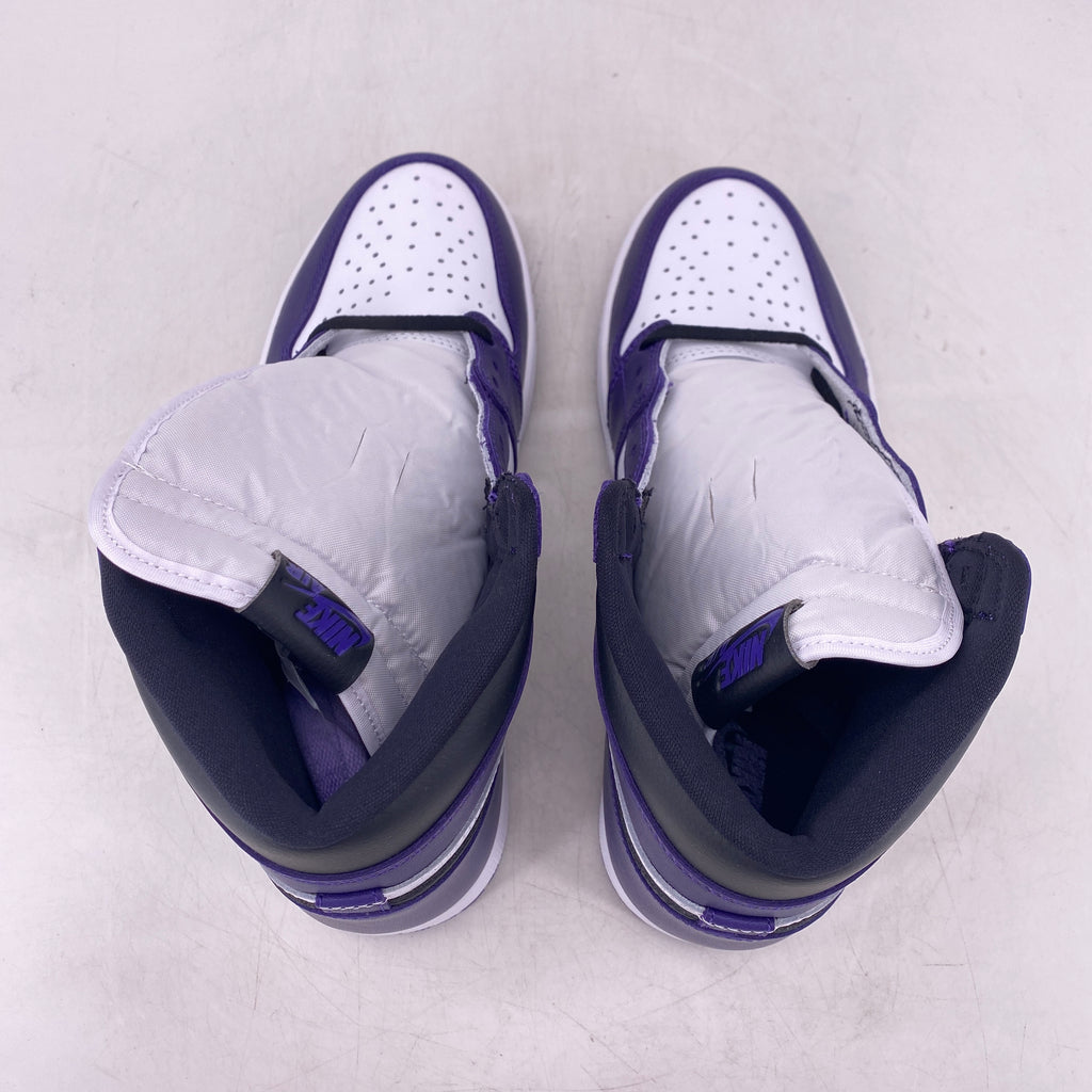 Air Jordan 1 Retro High OG "Court Purple 2.0" 2020 New Size 10