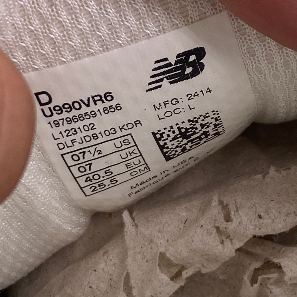 New Balance 990v6 "Teddy Santis Vintage Rose" 2024 Used Size 7.5