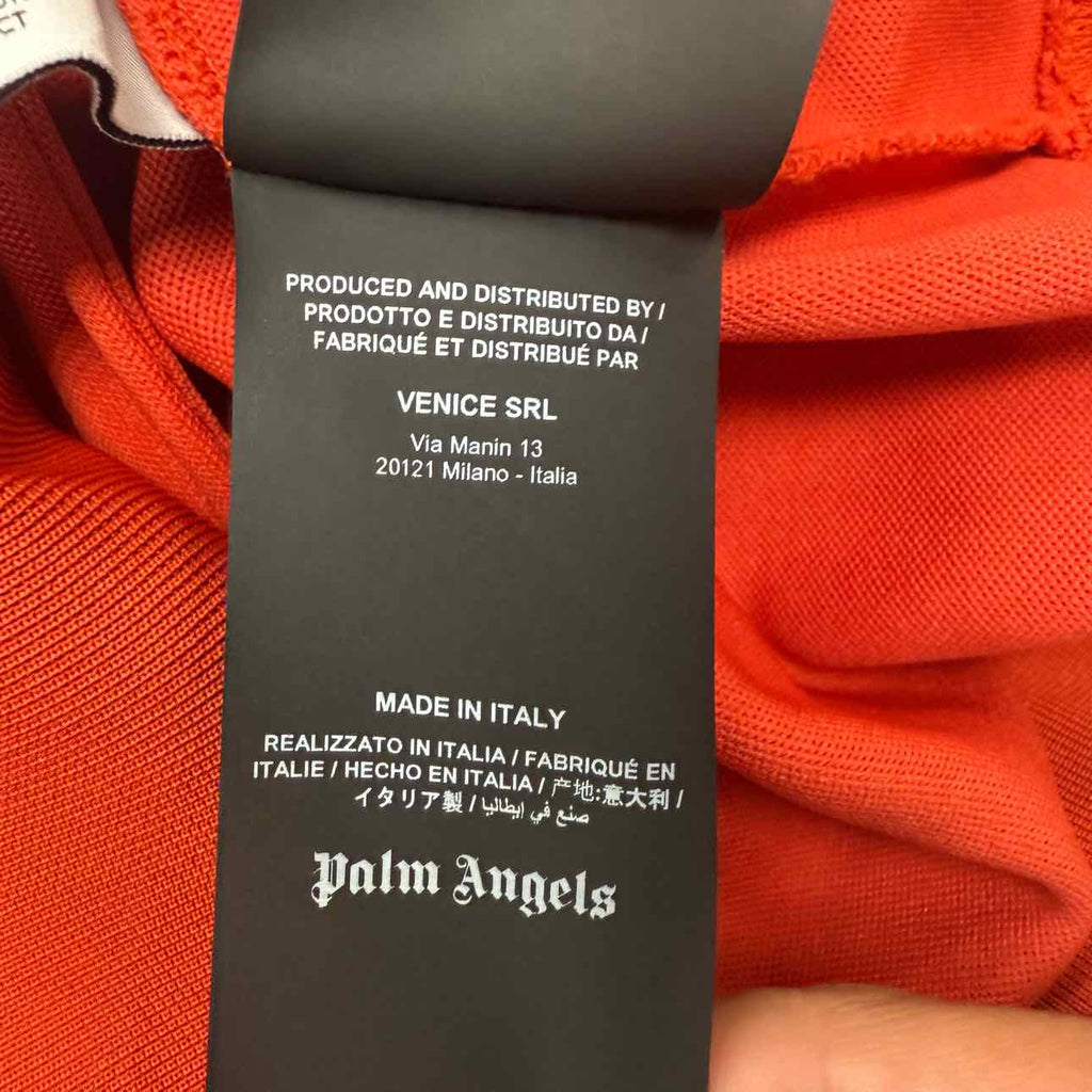 Palm Angels Track Jacket "LOGO" Burnt Orange Used Size L