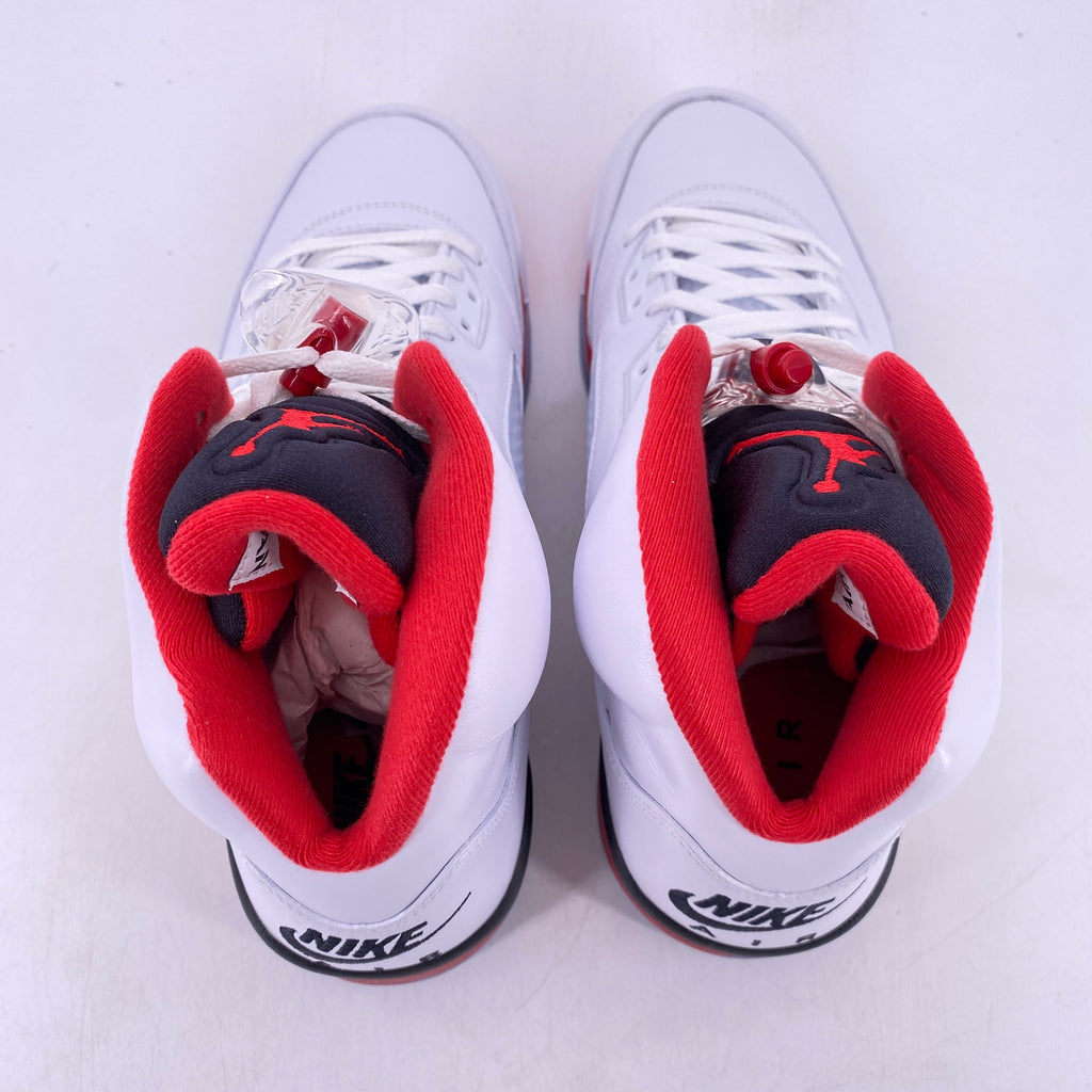 Air Jordan 5 Retro "Fire Red Black Tongue" 2025 New Size 12