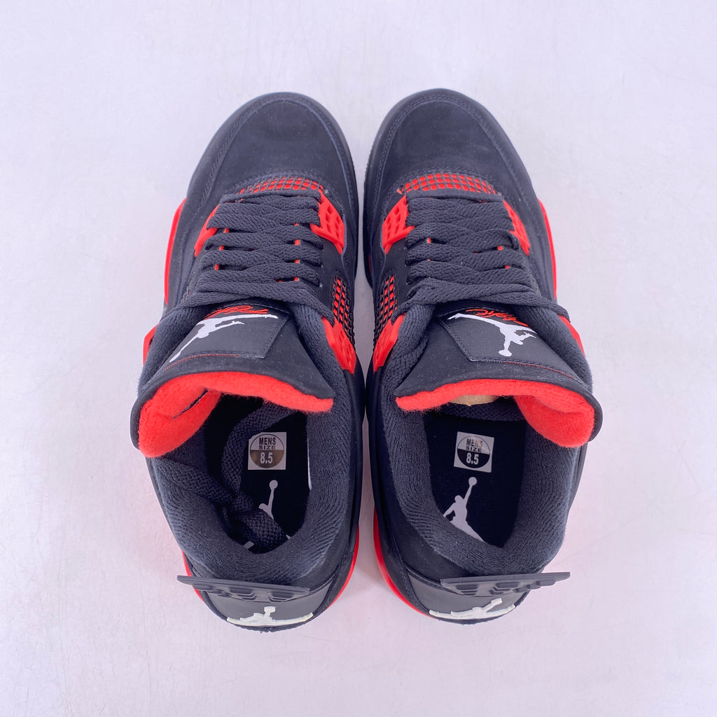 Air Jordan 4 Retro "Red Thunder" 2022 New Size 8.5