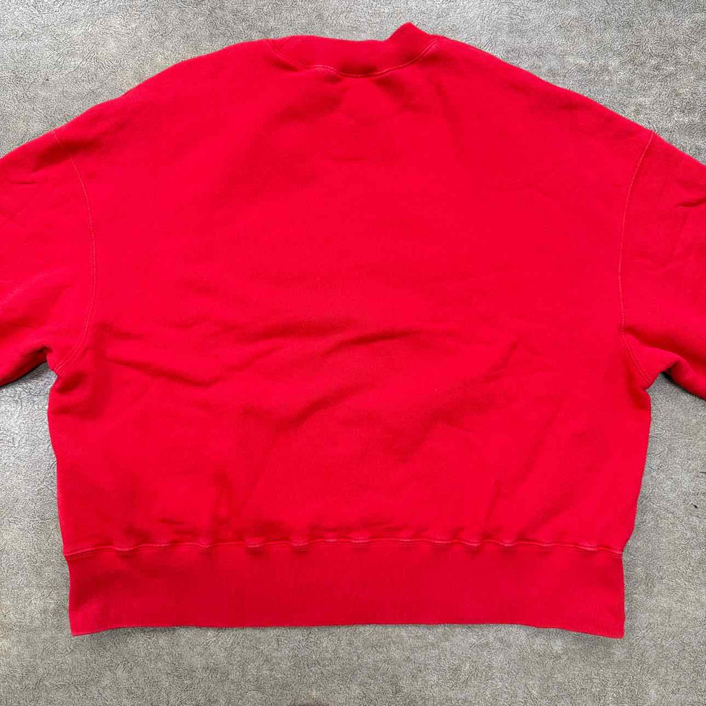 Palm Angels Crewneck Sweater "BEAR" Red Used Size XS