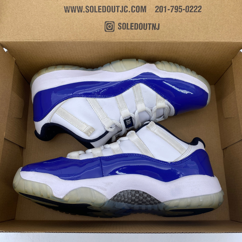 Air Jordan (W) 11 Retro Low "White Concord" 2020 Used Size 8.5W