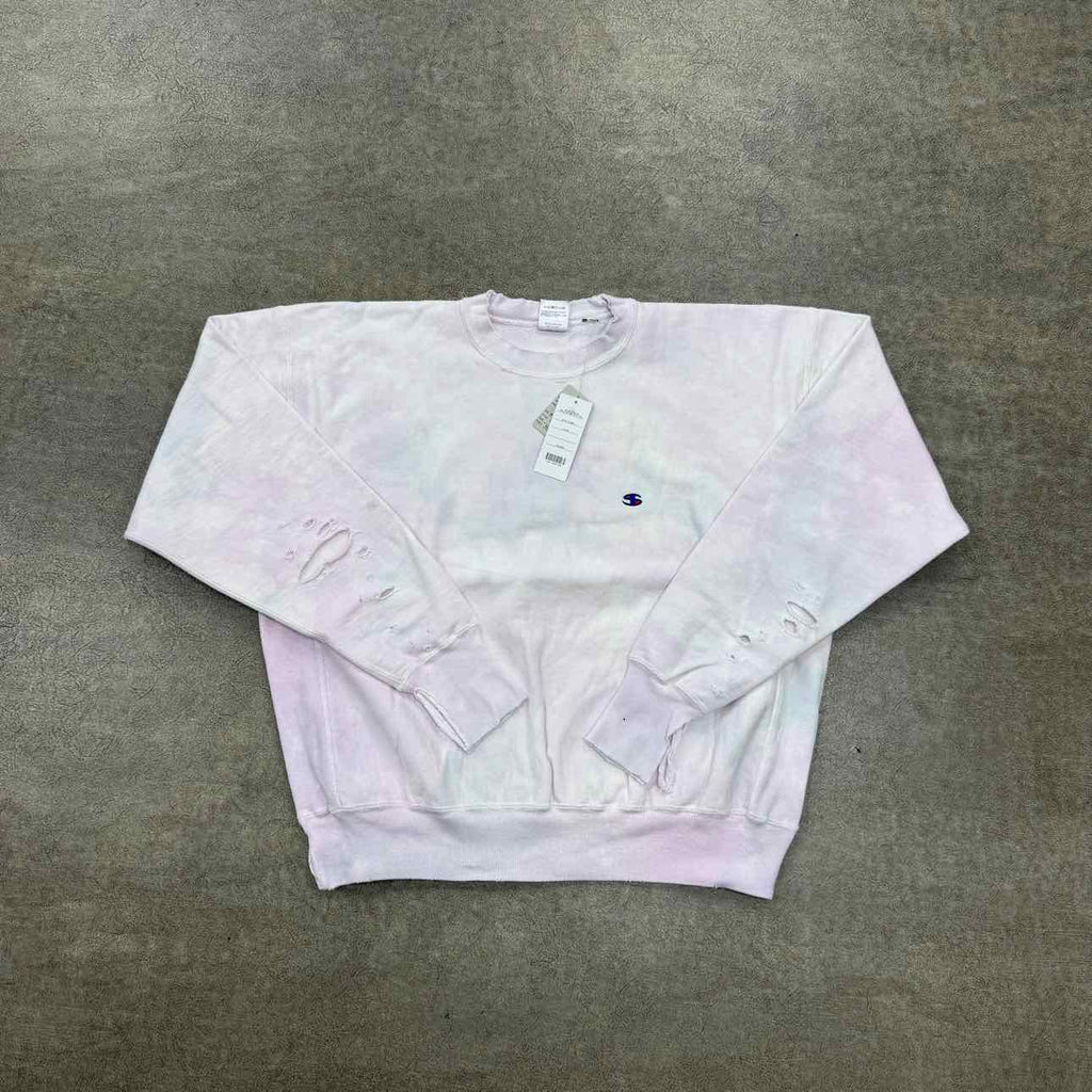 Saint Michael Crewneck Sweater "TIE DYE" Multicolor New Size L