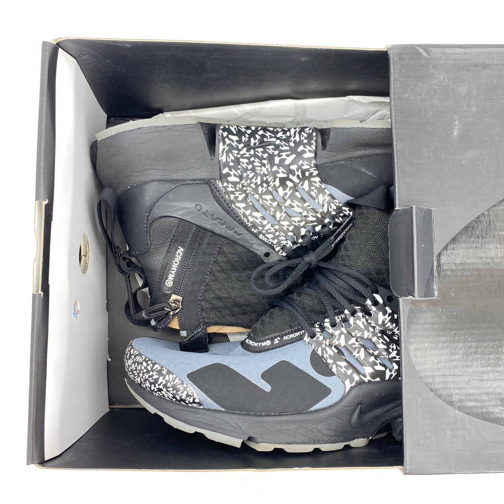 Nike Air Presto Mid "Acronym Cool Grey" 2018 Used Size 9