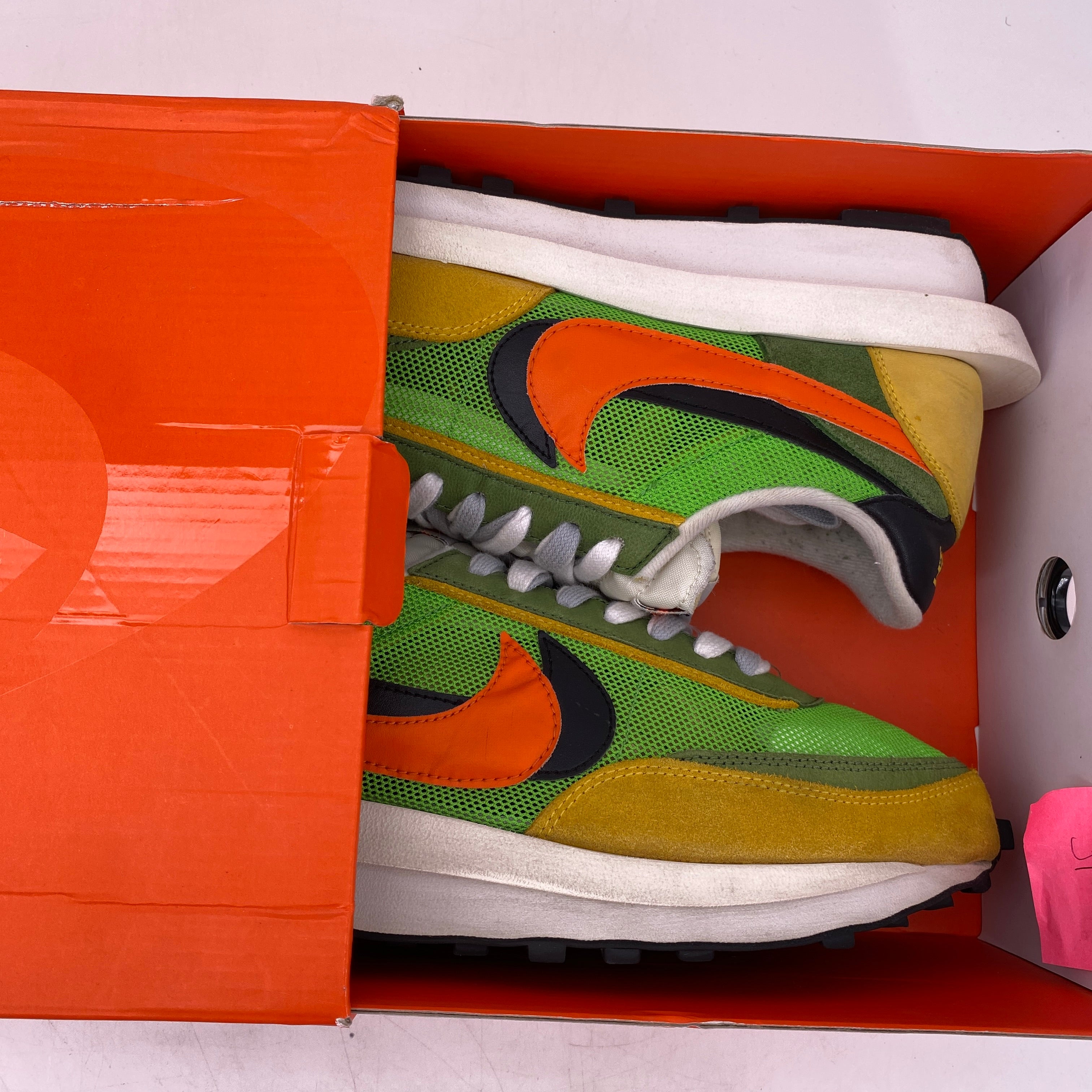 Nike LD WAFFLE / Sacai &quot;Green Gusto&quot; 2019 Used Size 11