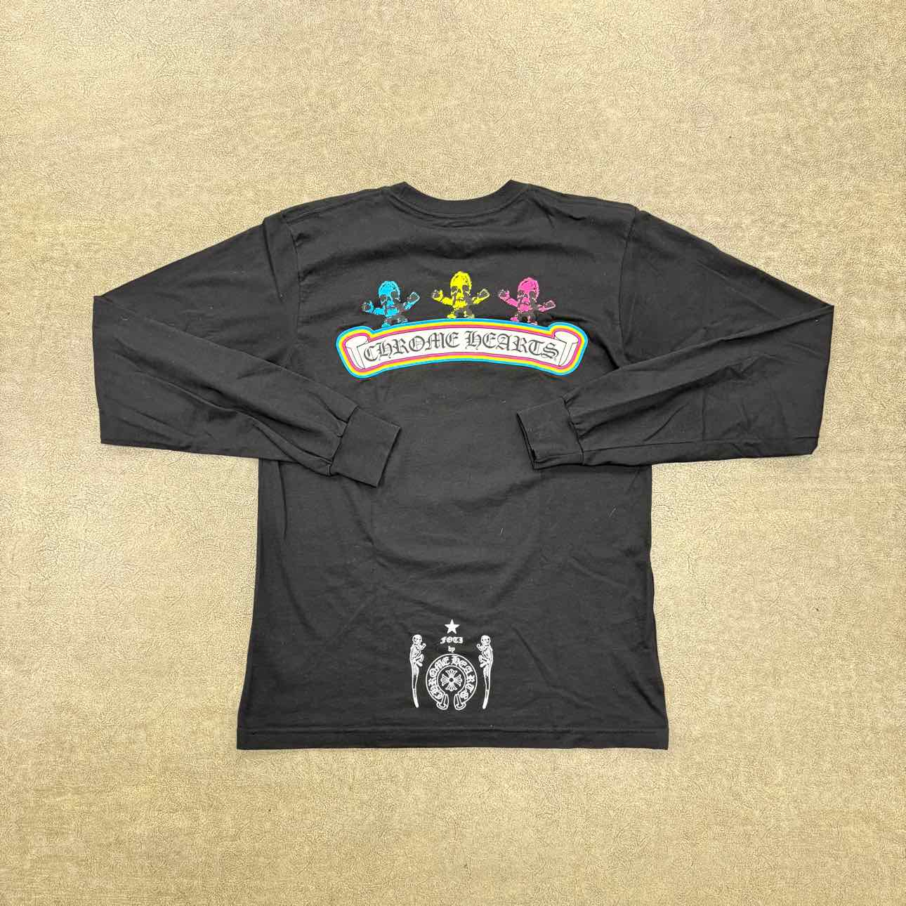 Chrome Hearts Long Sleeve &quot;FOTI&quot; Black Used Size M Chrome Hearts