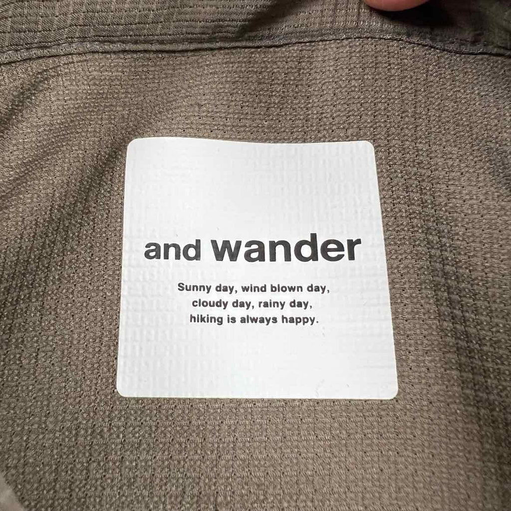 And Wander Zip Up "TECH" Blue Used Size L