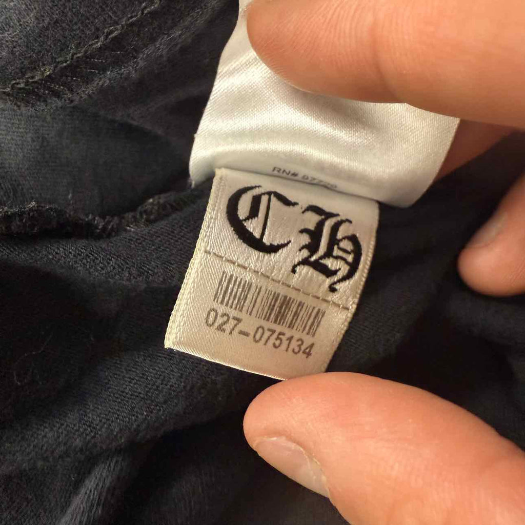 Chrome Hearts Long Sleeve "ARC LOGO" Black Used Size 2XL