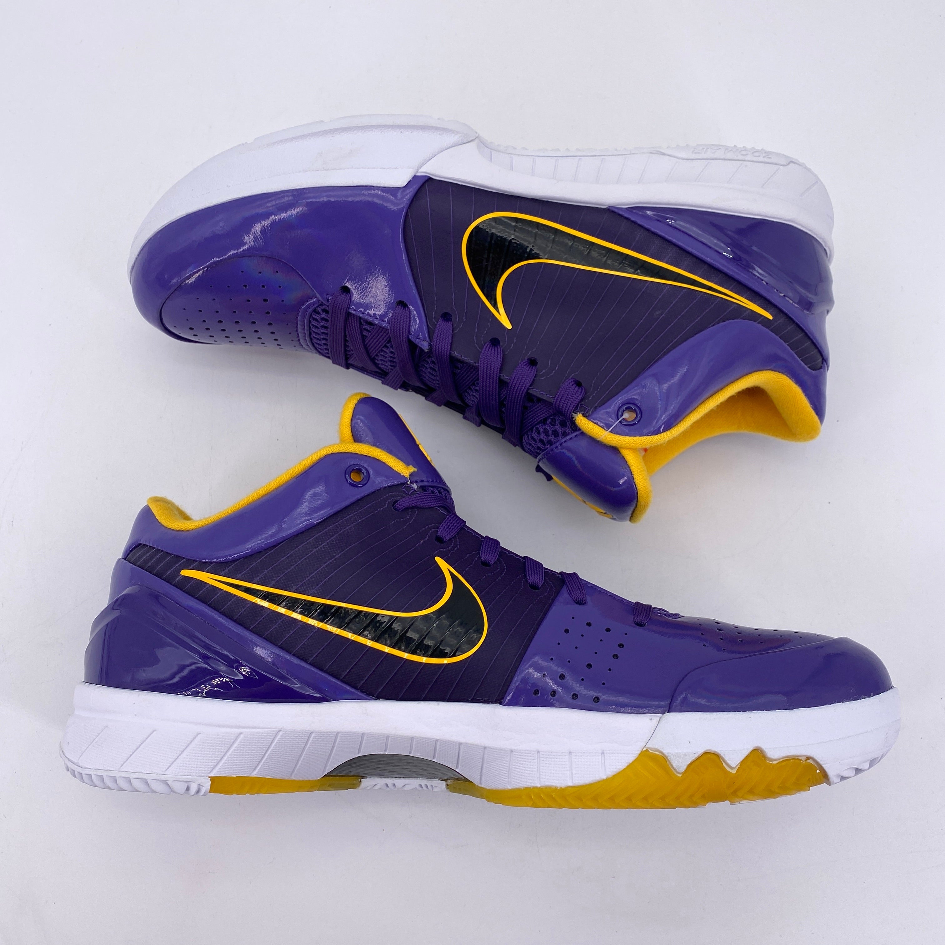 Nike Kobe 4 Protro &quot;Undftd Lakers&quot; 2019 New Size 10