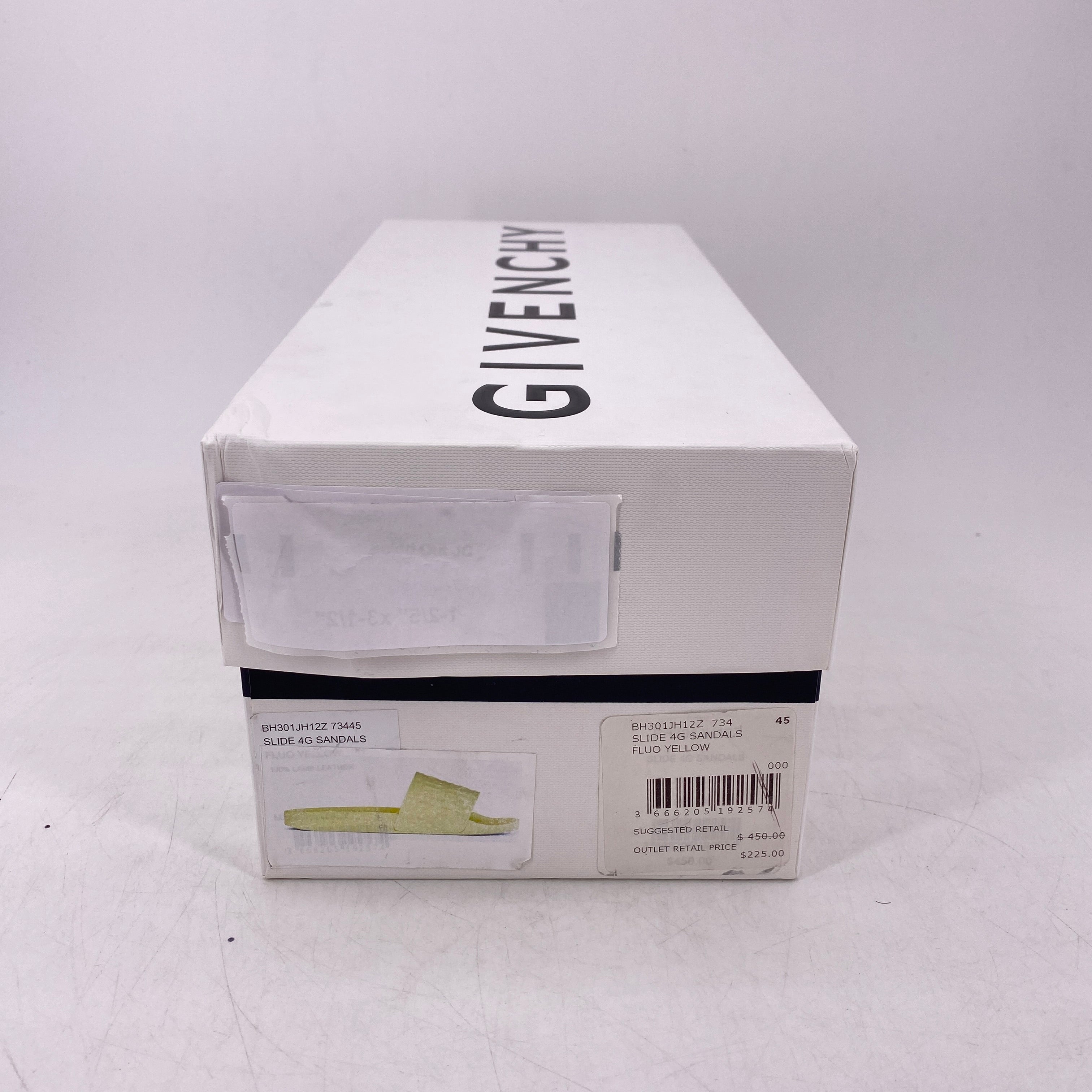 Givenchy Slide &quot;4G Yellow&quot;  Used Size 45
