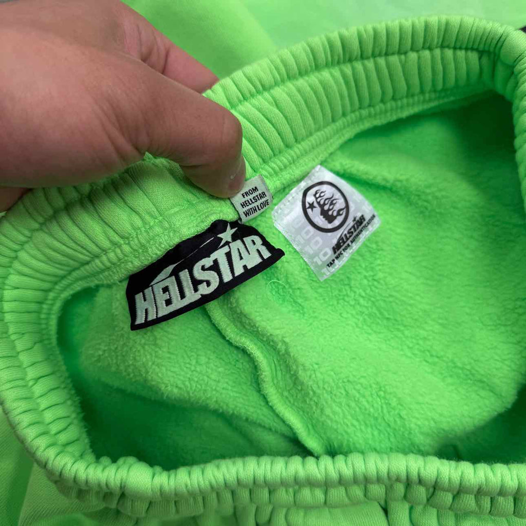 Hellstar Shorts "7ON7" Neon New Size L