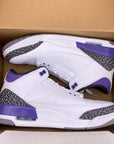 Air Jordan 3 Retro "Dark Iris" 2022 Used Size 11.5